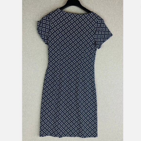 talbots Knit Jersey Draped Sheath Dress - Picture 4 of 7